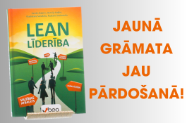 Jaunā grāmata “LEAN LĪDERĪBA” jau pārdošanā